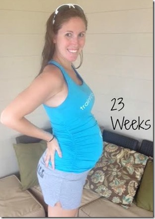 23weeks bump