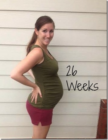 26weeks bump
