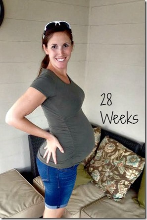 28weeks bump