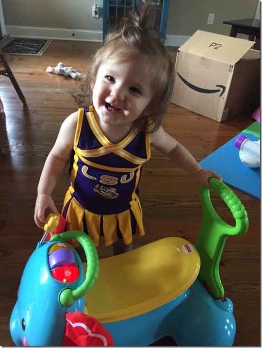 LSu cheer