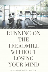 running on the treadmill