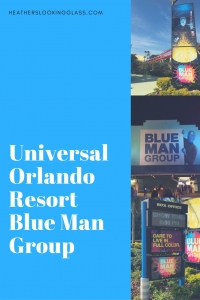 Blue man group at Universal Orlando Resort