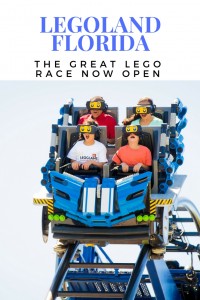 Legoland Florida has a new ride, the great LEGO race, with virtual reality technology@
