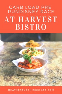 Carb load before your next runDisney race at Harvest Bistro at Hilton orlando Bonnet Creek hotel