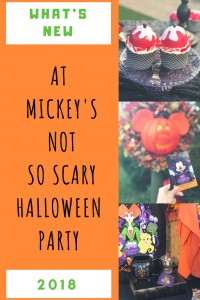 Mickey's Not So Scary Halloween Party 2018 what's new at Mickey's Not So Scary Halloween Party 2018