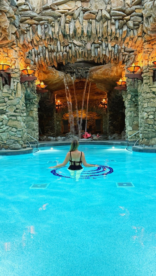 ✨Step inside one of the top-rated spas in the world 

The Spa at Omni Grove Park Inn is 43,000 sq. ft. of pure relaxation — complete with mineral-based pools, eucalyptus-infused steam rooms, contrast pools, and cavern-like rock walls with twinkling starlight ceilings. 🌌

Guests can book signature treatments, massages, and facials, or enjoy the amenities with a spa day pass for the ultimate getaway. Whether you’re floating in the therapeutic pools, lounging by a fire pit, or just soaking up the mountain views, this spa is truly an escape like no other. 🧖‍♀️💆‍♂️

#OmniGroveParkInn #GroveParkInn #AshevilleSpa #NorthCarolinaMountains #LuxurySpa #SpaDay #WellnessTravel #TravelAsheville #ResortAndSpa #RelaxRecharge @omnigrovepark